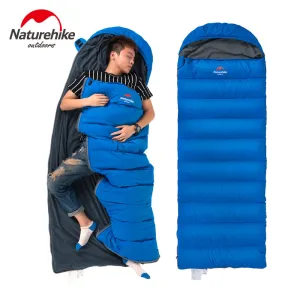 1-2 Person Eiderdown Envelope Sleeping Bag Winter Outdoor Folding Waterproof Moisture Proof Pad Hiking Camping Tent Cushion Mat