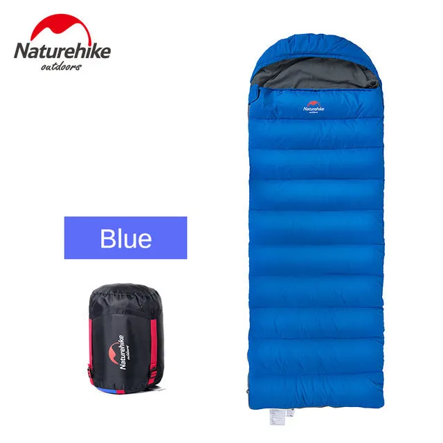 1-2 Person Eiderdown Envelope Sleeping Bag Winter Outdoor Folding Waterproof Moisture Proof Pad Hiking Camping Tent Cushion Mat