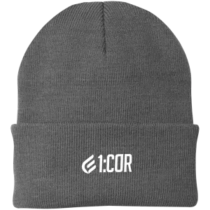 1:Cor | Embroidered Knit Beanie