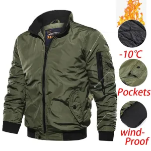 2023 Men's Military Bomber Jacket: Autumn/Winter 5XL Plus Size
