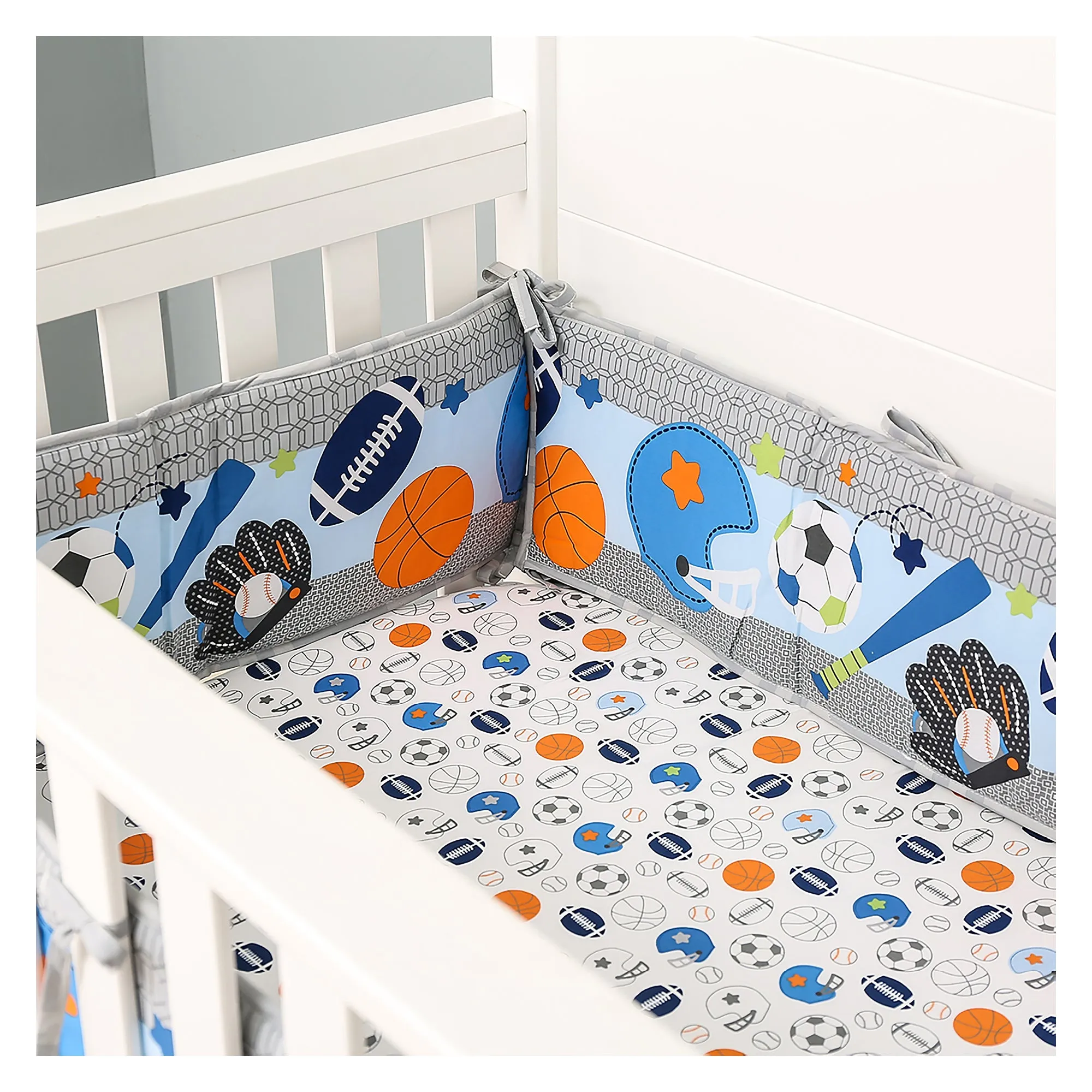 5-Piece sports themed bedding set boobeyeh