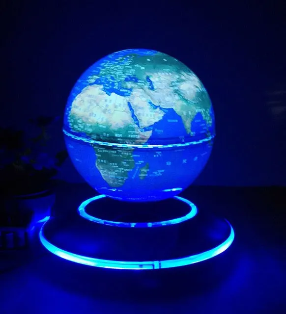 6 Inch Creative Magnetic Levitation Floating Globe World Map the Best Desktop Decor Christmas Company anniversary gift