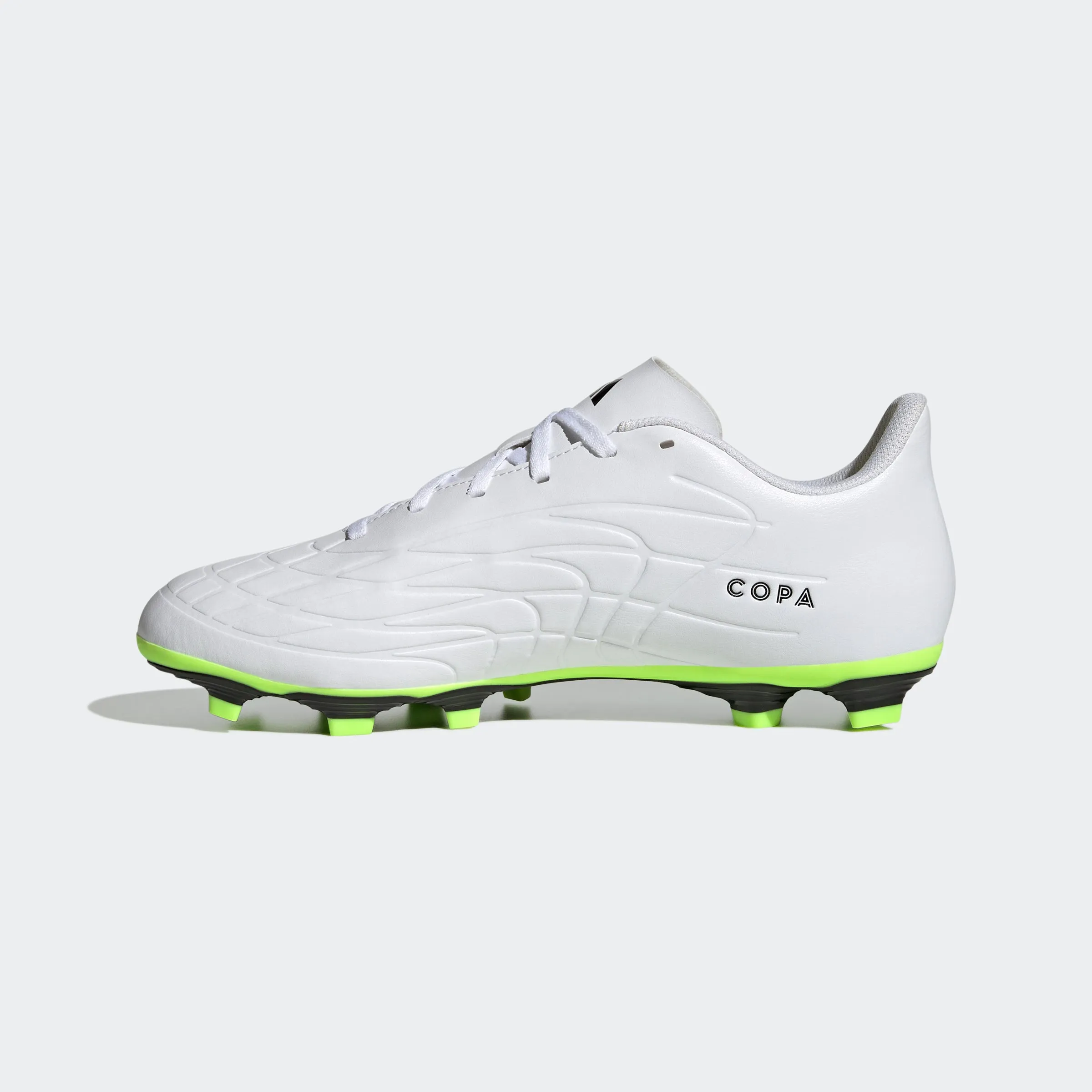 adidas Copa Pure.4 Flexible Ground Soccer Cleats | White/Black | Men's