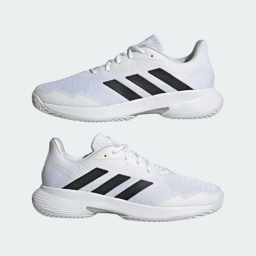 adidas Court Jam Control Footwear White/Core Black/Matte Silver 10 D (M)