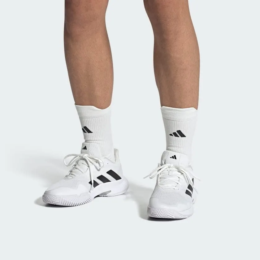 adidas Court Jam Control Footwear White/Core Black/Matte Silver 10 D (M)