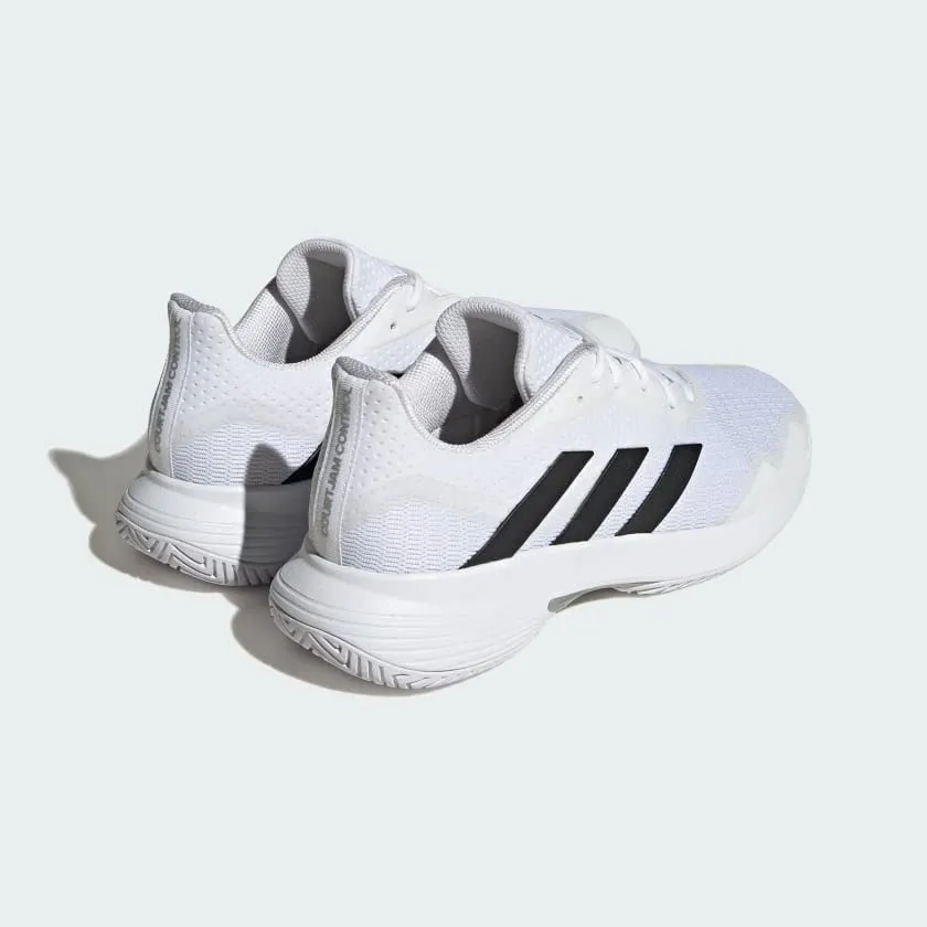 adidas Court Jam Control Footwear White/Core Black/Matte Silver 10 D (M)