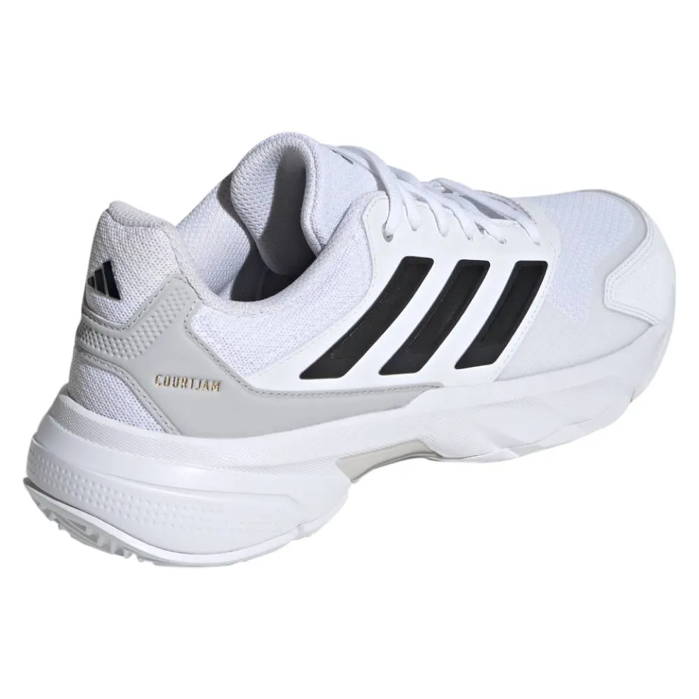 adidas CourtJam Control 3 Men's Tennis Shoe (White)