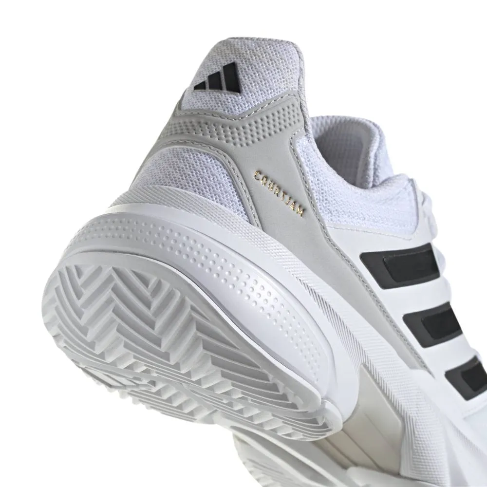 adidas CourtJam Control 3 Men's Tennis Shoe (White)