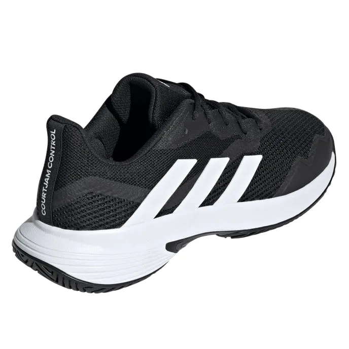 adidas CourtJam Control Men's Tennis Shoe (Core Black/Cloud White)