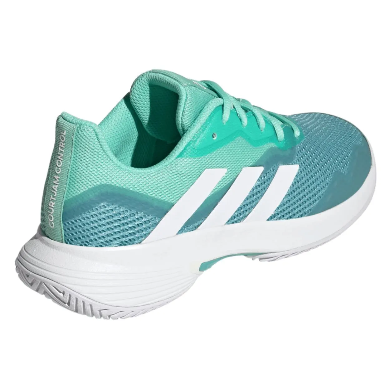 adidas CourtJam Control Women's Tennis Shoe (Easy Green/Cloud White)