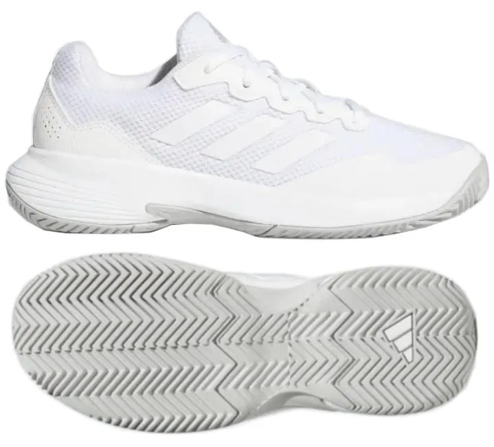 adidas GameCourt 2 Womens Tennis Shoes - White
