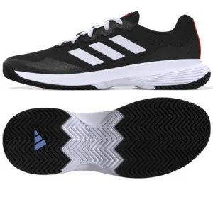adidas GameCourt 2.0 Mens Tennis Shoes - Black