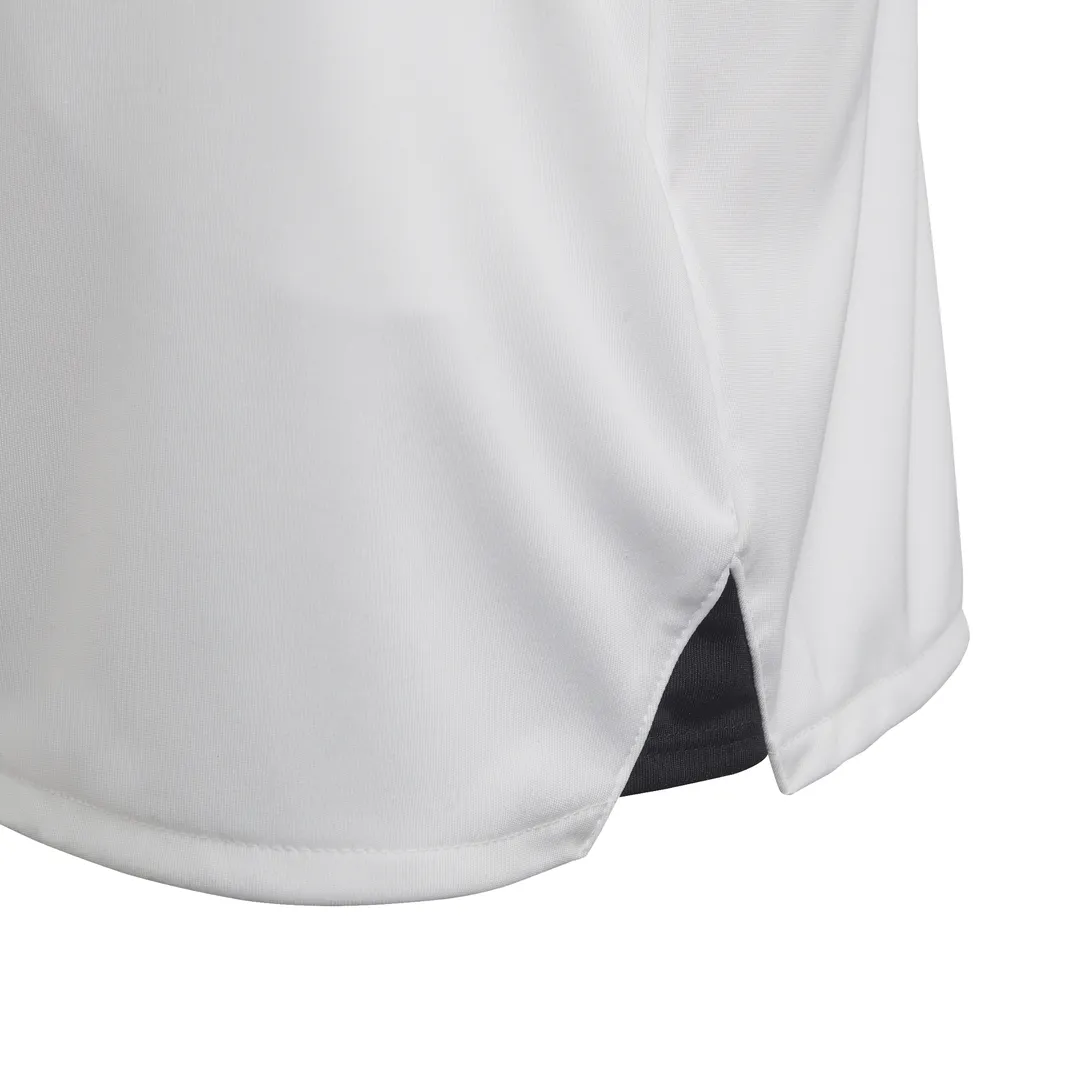 adidas Girls' Club Skirt (White/Silver/Black)