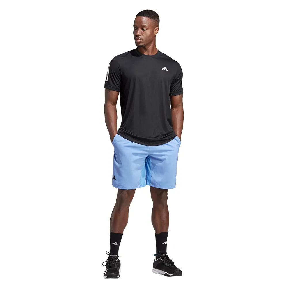 adidas Men's Club 3 Stripe Tee - Black