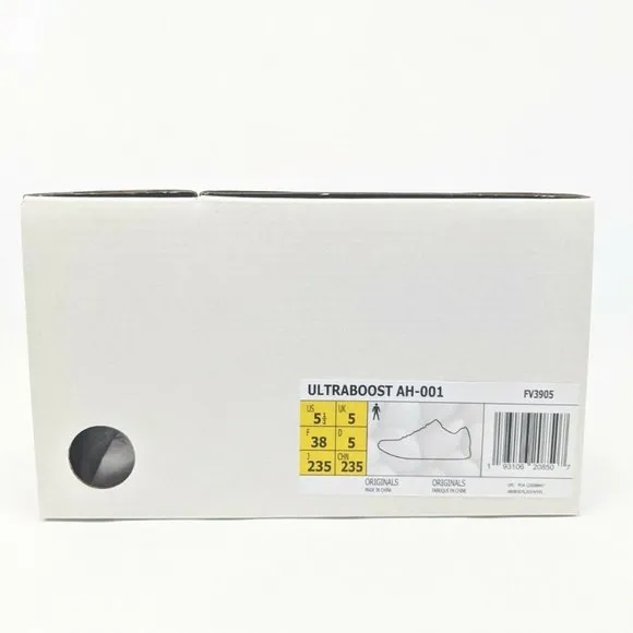 Adidas Mens‎ Shoes White Size 5.5 Hyke Ultra Boost FV3905 New with Box