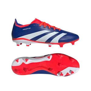 Adidas Predator League Firm Ground Adult Soccer Cleat - Lucid Blue/cloud White/solar Red