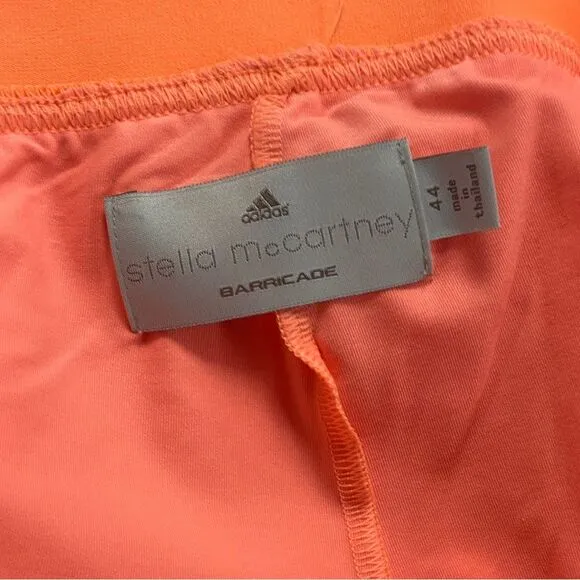 ADIDAS Stella McCartney Barricade Tennis Skirt Skort, size 44 / Large orange