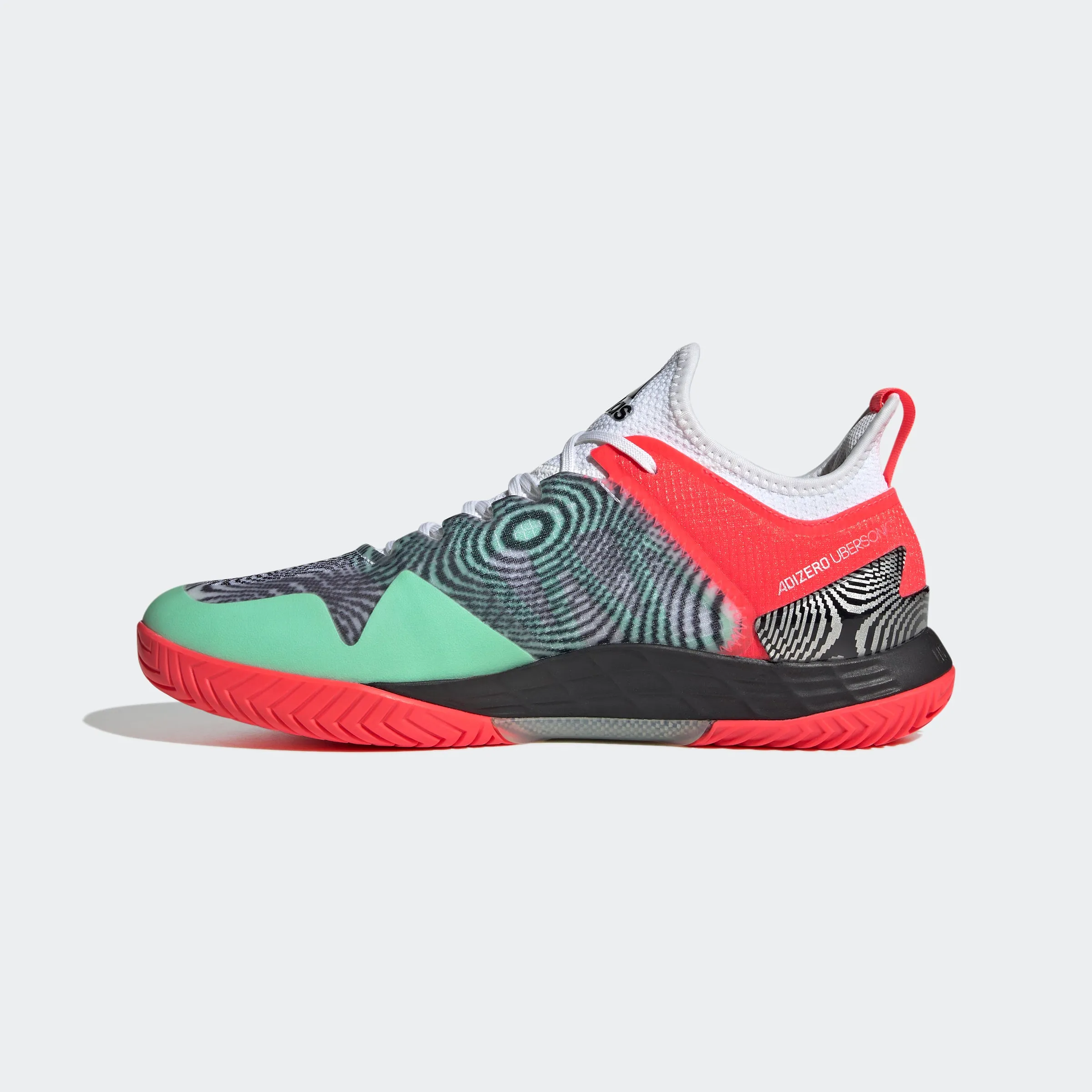 adidas Ubersonic 4 Tennis Shoes | White/Pulse Mint/Turbo | Men's
