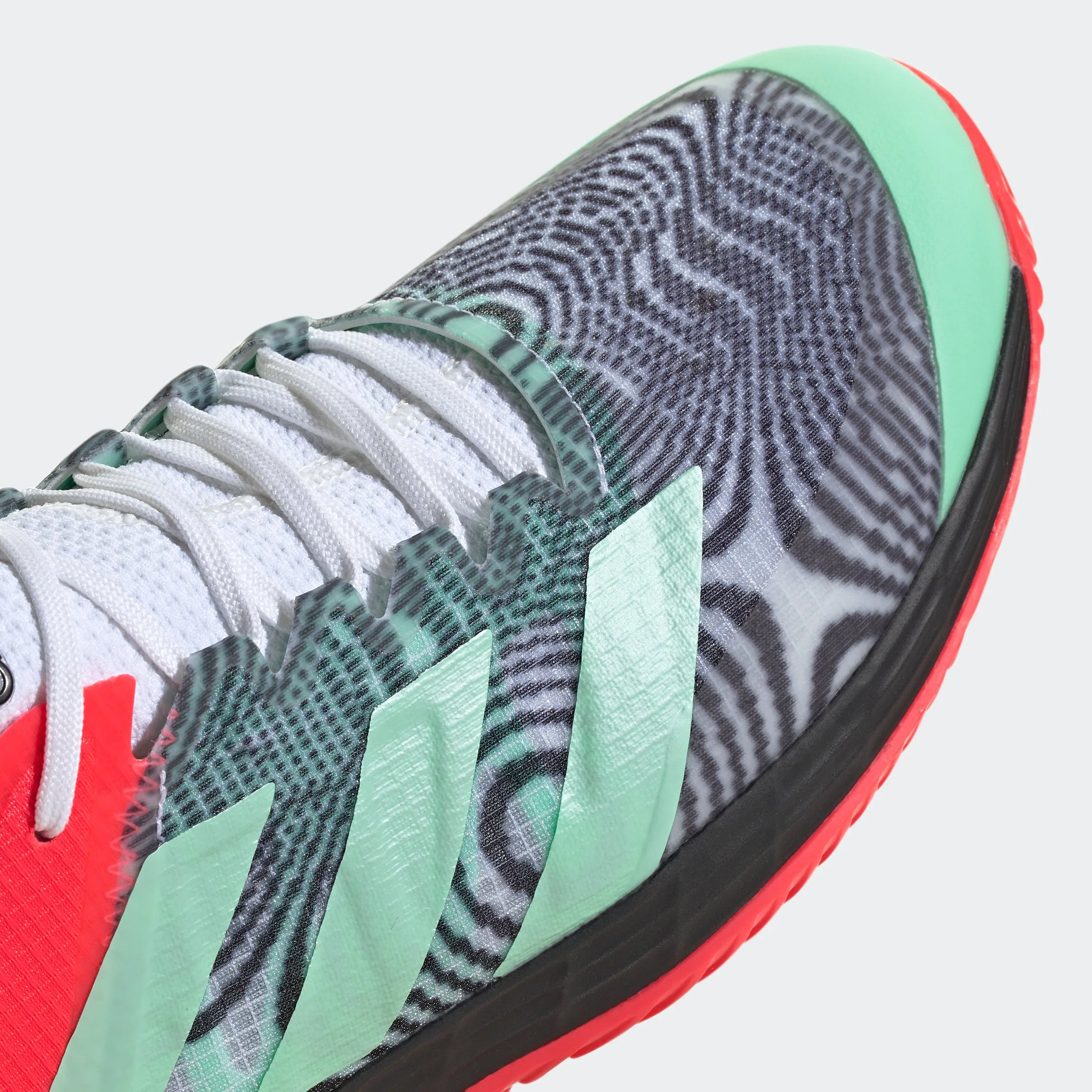 adidas Ubersonic 4 Tennis Shoes | White/Pulse Mint/Turbo | Men's