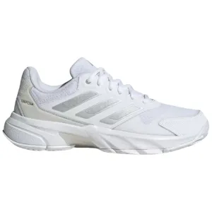 Adidas Women's COURTJAM CONTROL 3 Cloud White / Silver Metallic / Grey One