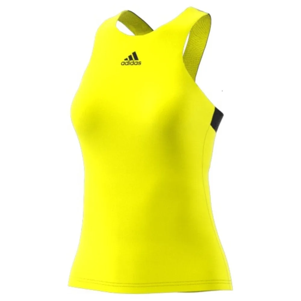 adidas Women's Y-Tank Top (Beam Yellow/Black)