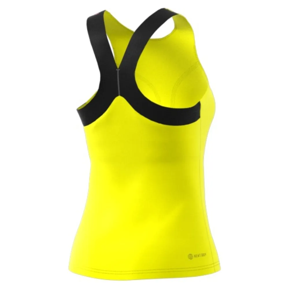 adidas Women's Y-Tank Top (Beam Yellow/Black)