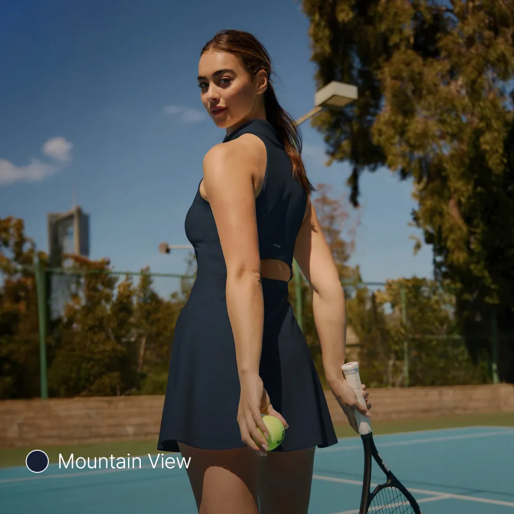 Airywin Sleeveless Polo Dress