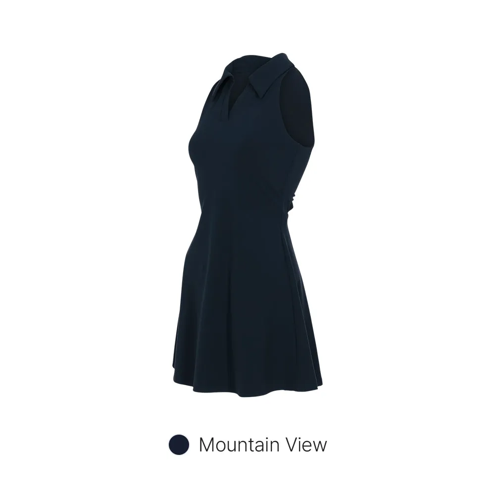 Airywin Sleeveless Polo Dress