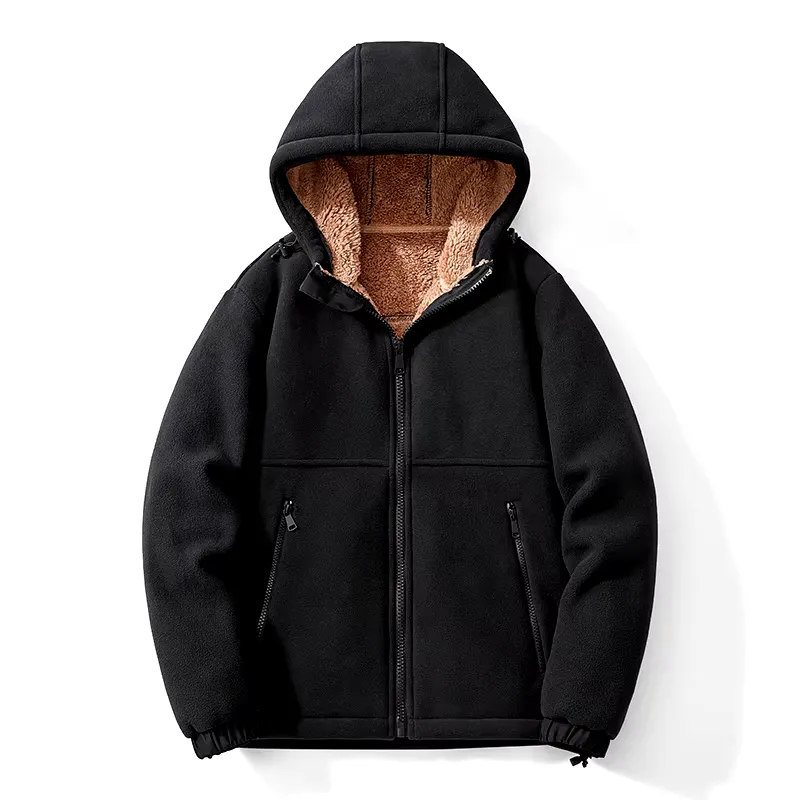 Alpine Suede Hooded Jacket