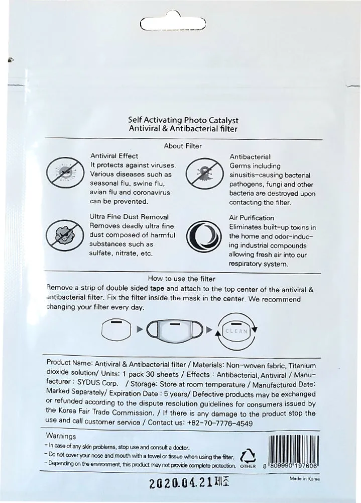 Amba7 MADE IN USA Reusable Breathable Cloth Face Mask - Machine Washable, Non-Surgical Double Layer Anti-Dust Protection, Unisex - For Home, Office, Travel, Camping, or Cycling - 3 Pack With Filters (30 PCS) (In Stock)
