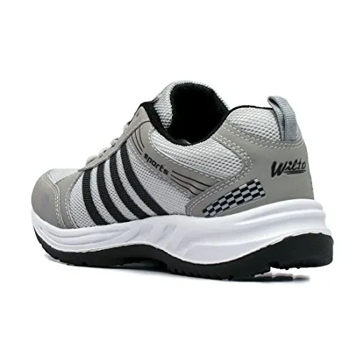 ASIAN Men's Wonder-13 Sports Running Shoes Grey