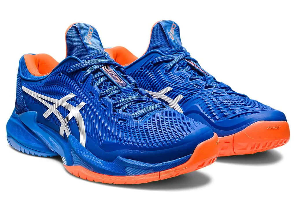 ASICS Court FF 3 Novak Mens Tennis Shoe (Tuna Blue/White)