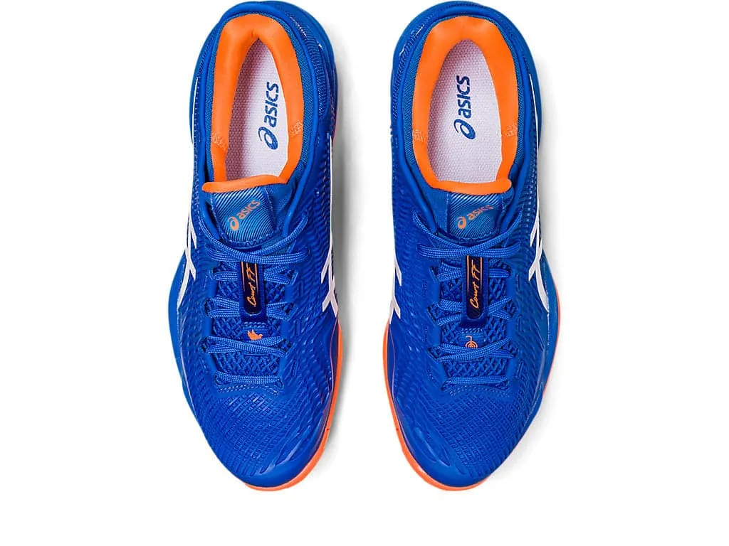 ASICS Court FF 3 Novak Mens Tennis Shoe (Tuna Blue/White)