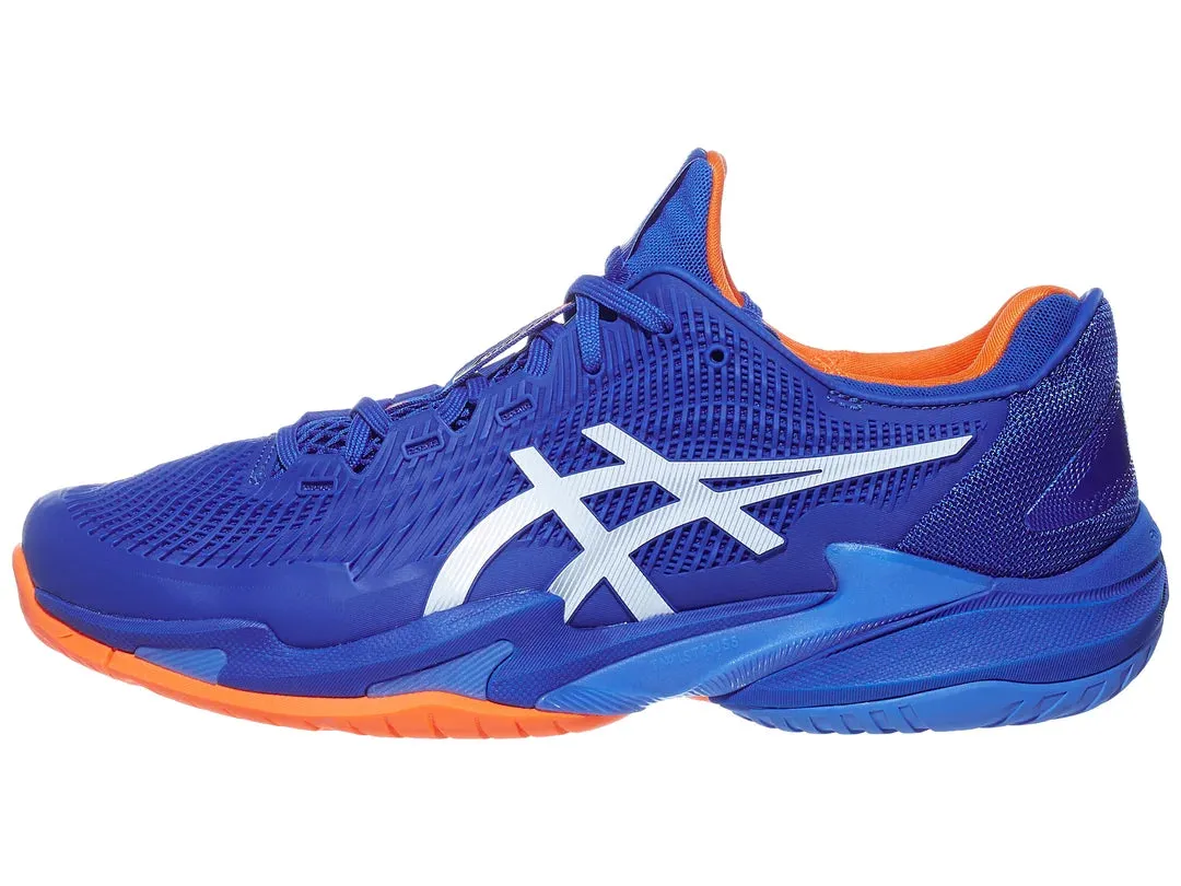 Asics Court FF 3 Novak Tuna Blue/White Men's Tennis Shoes - 2023 NEW ARRIVAL