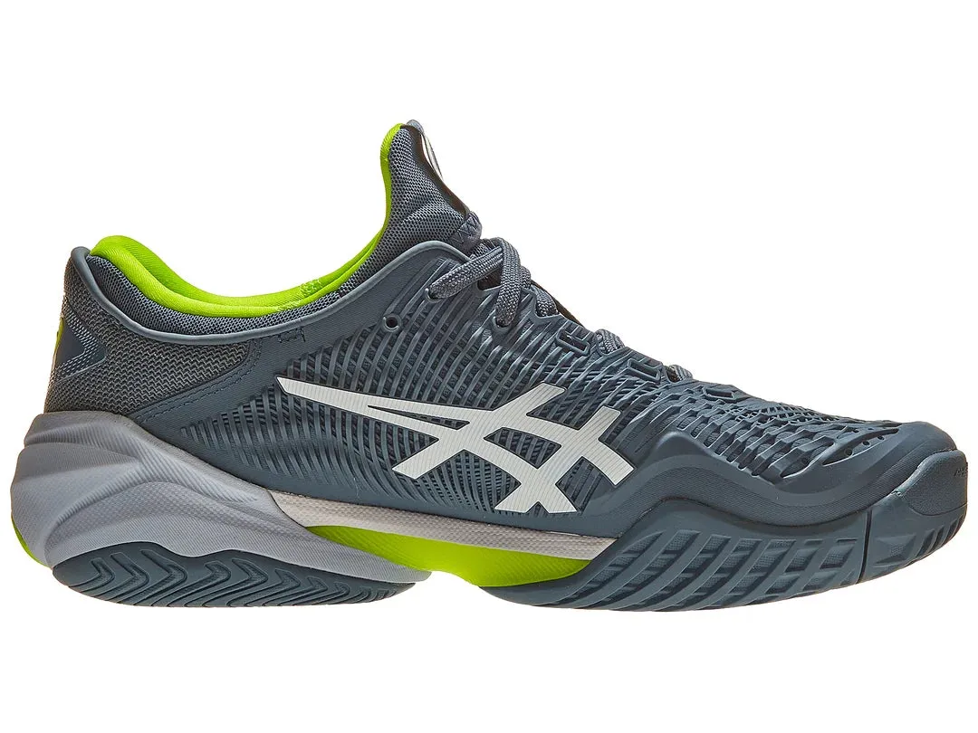 Asics Court FF 3 Steel Blue/White Men's Tennis Shoes - 2023 NEW ARRIVAL