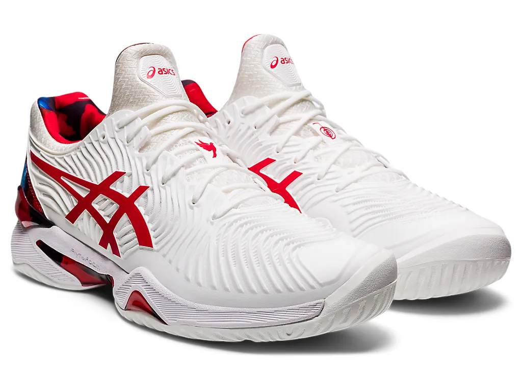 ASICS COURT FF NOVAK white Men's tennis shoes Limited Edition - NEW ARRIVAL