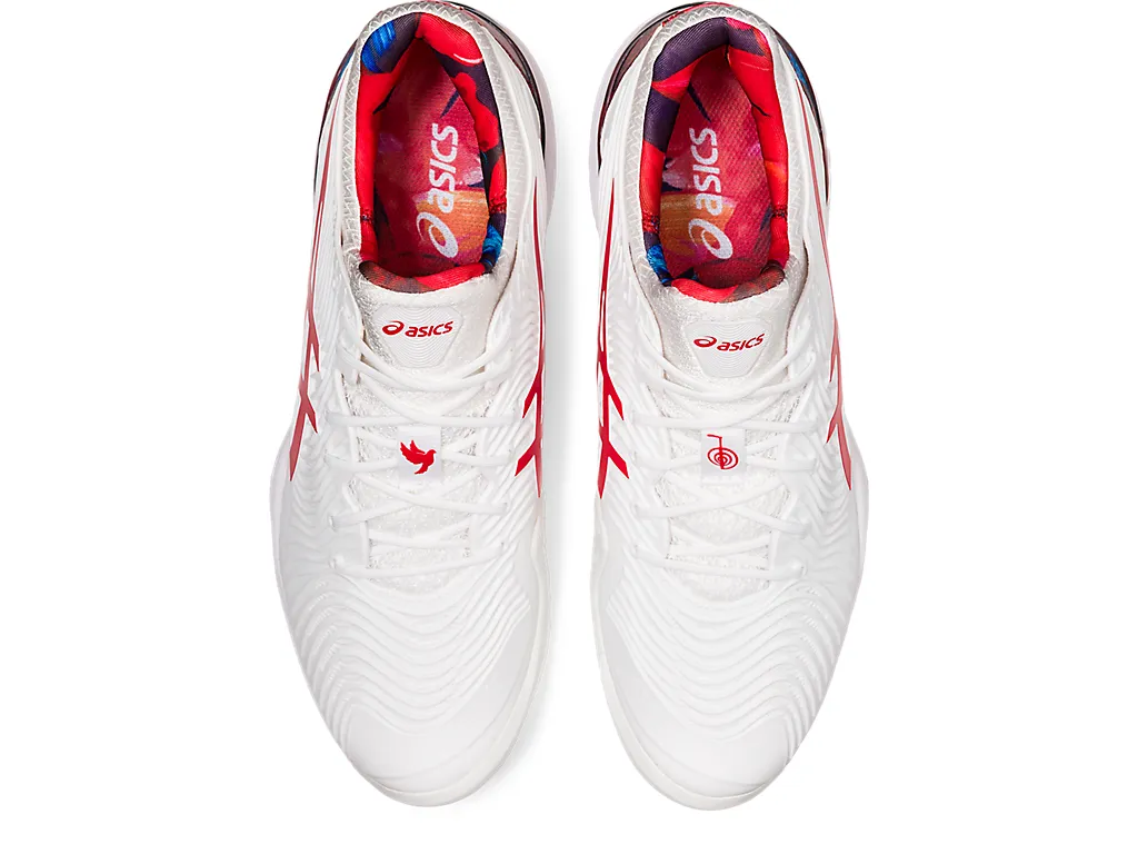 ASICS COURT FF NOVAK white Men's tennis shoes Limited Edition - NEW ARRIVAL