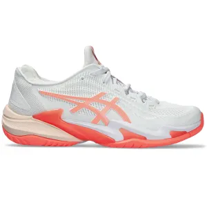 ASICS Court FF3 CLAY (Women's) White/Sun Coral