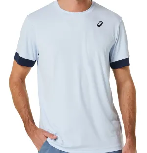 Asics Court Men Tennis T-Shirt - Soft Sky/Midnight
