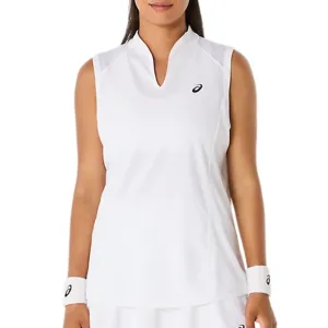 Asics Court Women Tennis Tank - Brilliant White