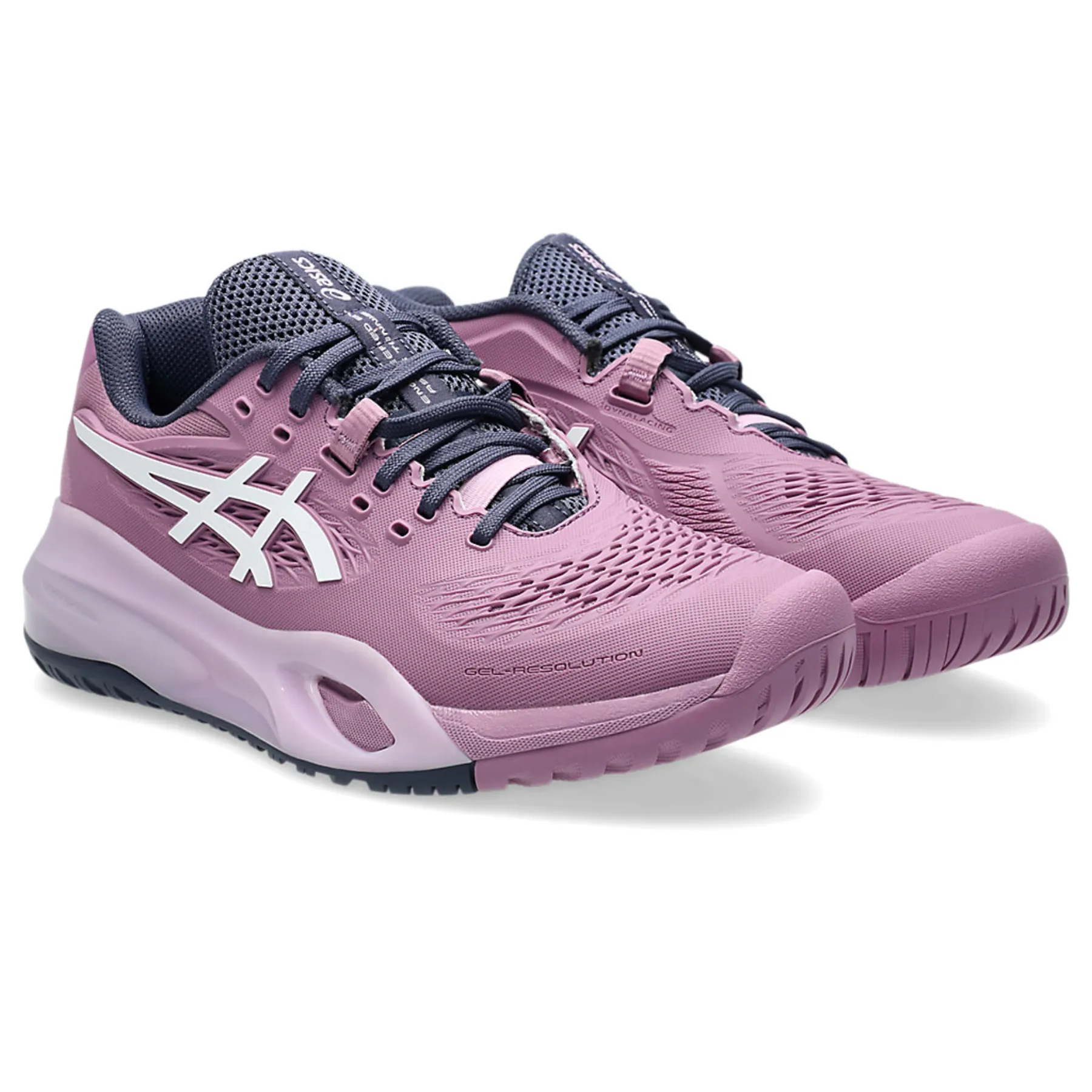 Asics Gel Resolution X Women Tennis Shoes - Ube/White