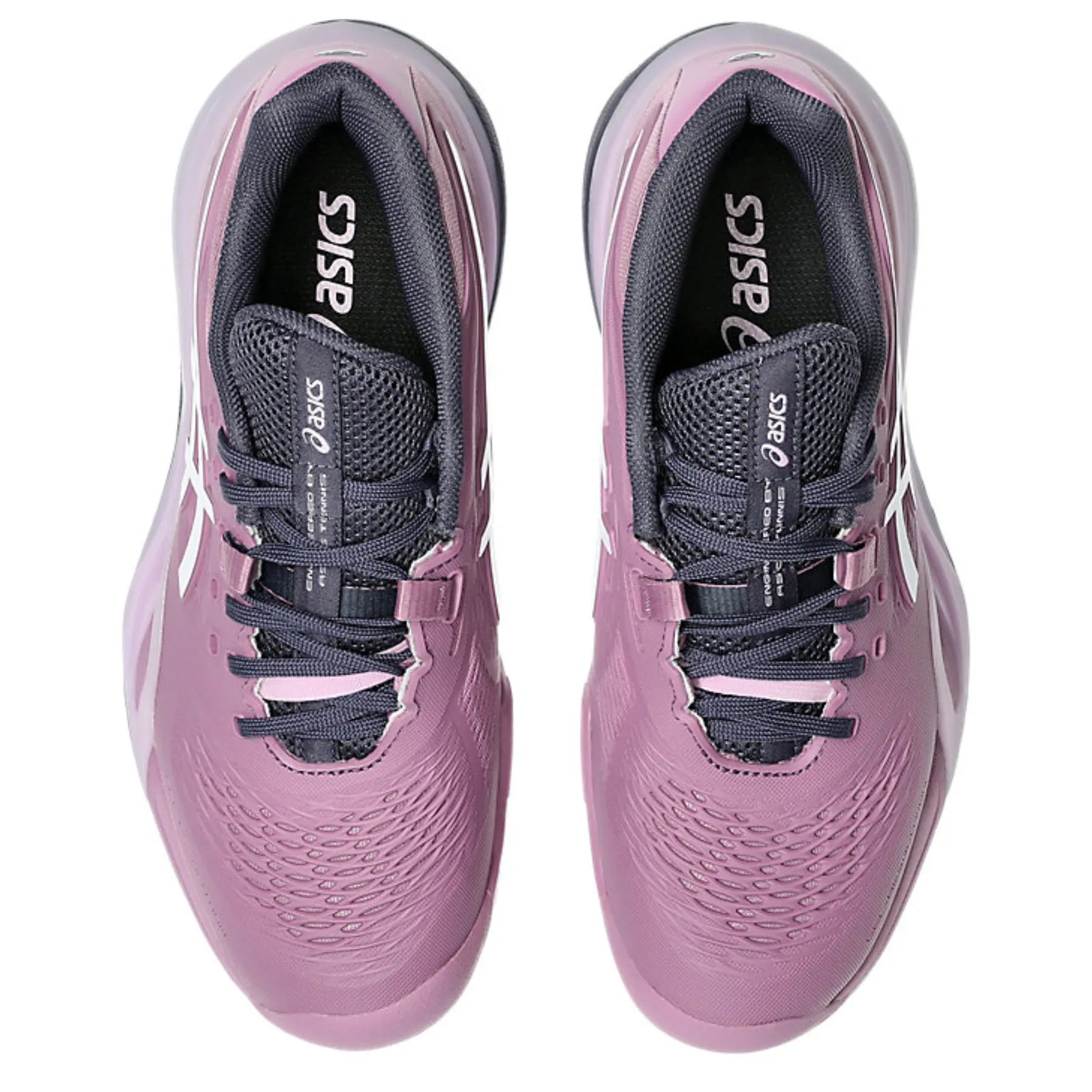 Asics Gel Resolution X Women Tennis Shoes - Ube/White