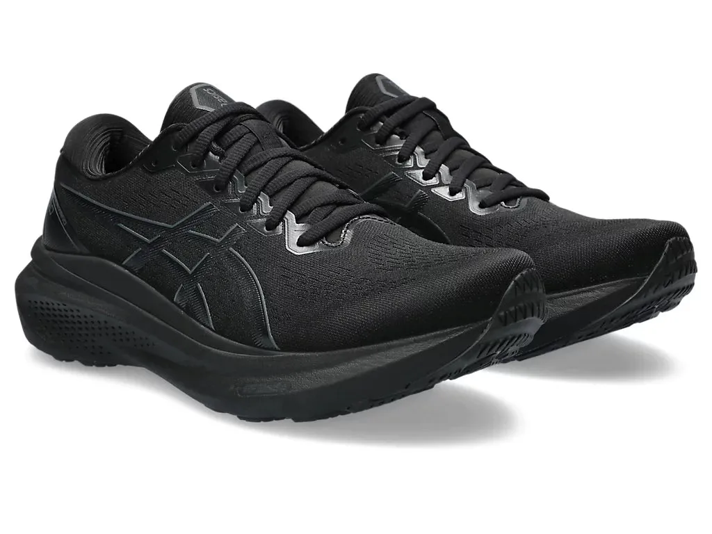 Asics Men's GEL-KAYANO 30 Extra wide (4E) Running Shoes in Black/Black