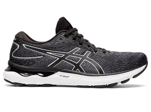 Asics Men's Gel-Nimbus 24 Extra Wide (4E) Running Shoes in Black/White