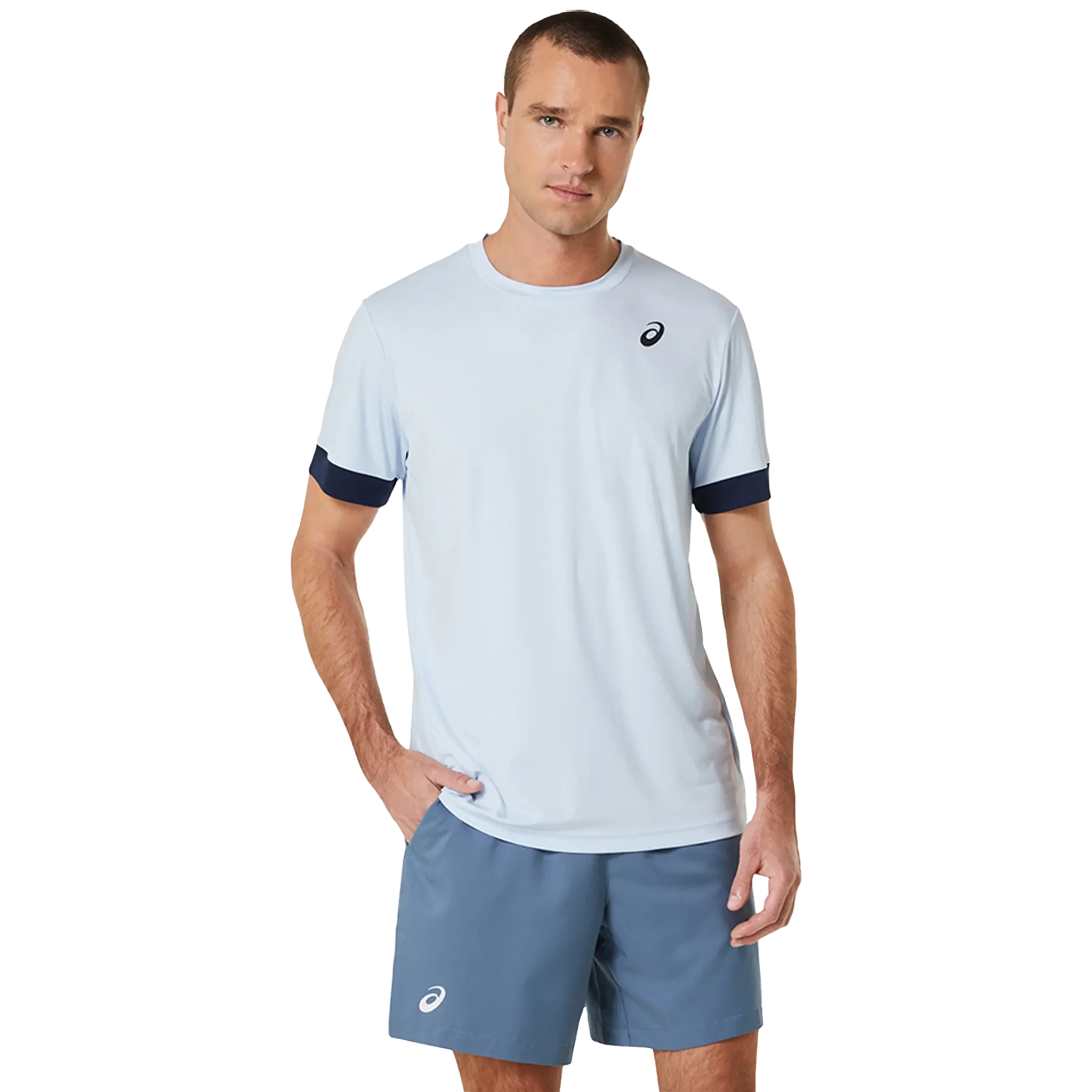 Asics Men's Graphic T-Shirt Soft Sky