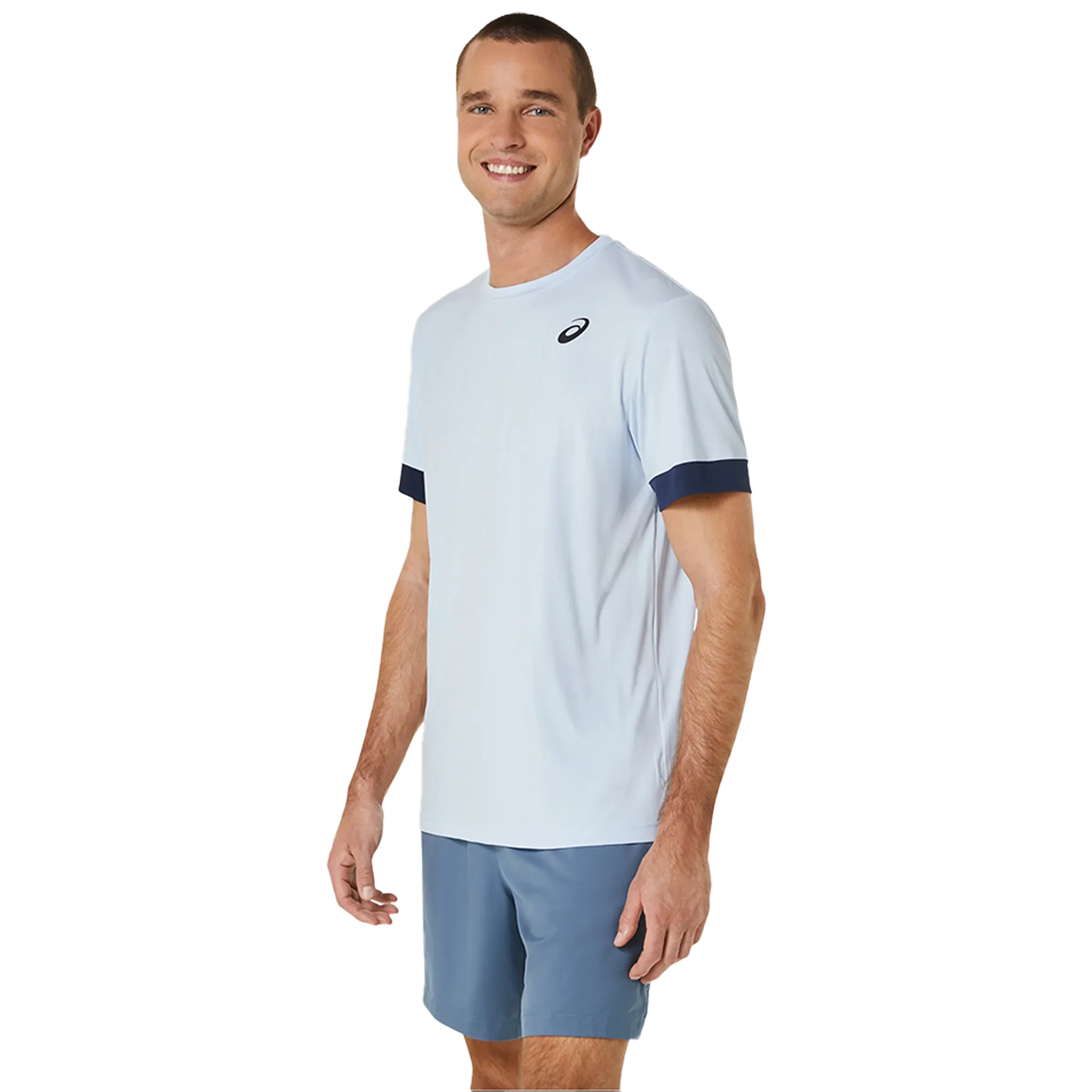 Asics Men's Graphic T-Shirt Soft Sky