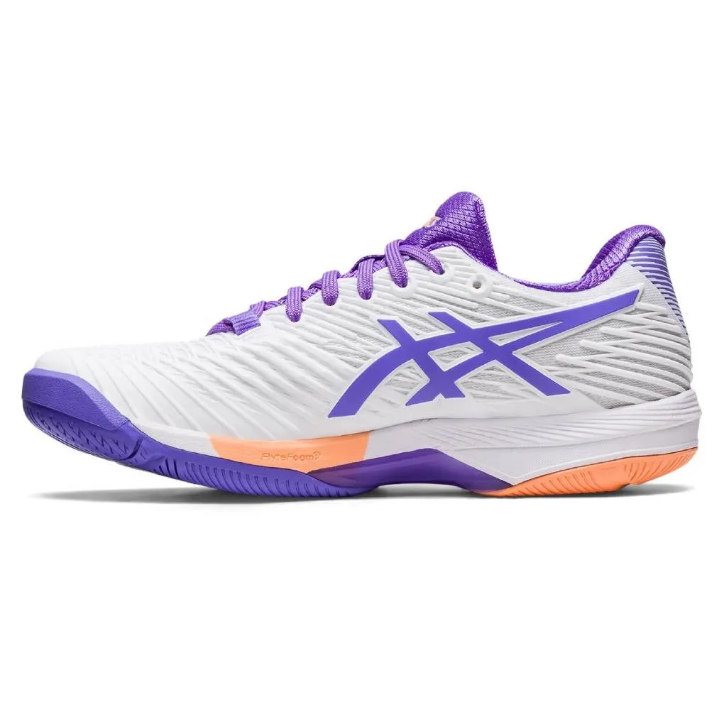 Asics Solution Speed FF 2 Women's Tennis Shoe (White/Purple)
