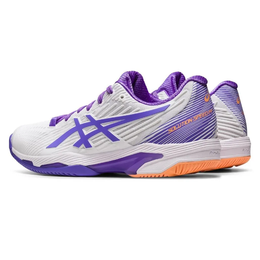 Asics Solution Speed FF 2 Women's Tennis Shoe (White/Purple)