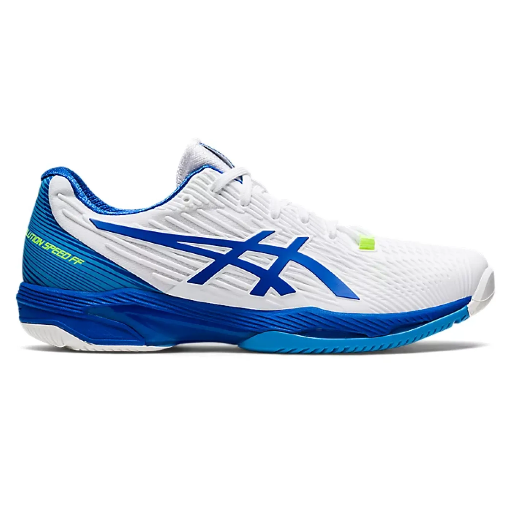 ASICS Solution Speed FF2 (Men's) > White/Tuna blue