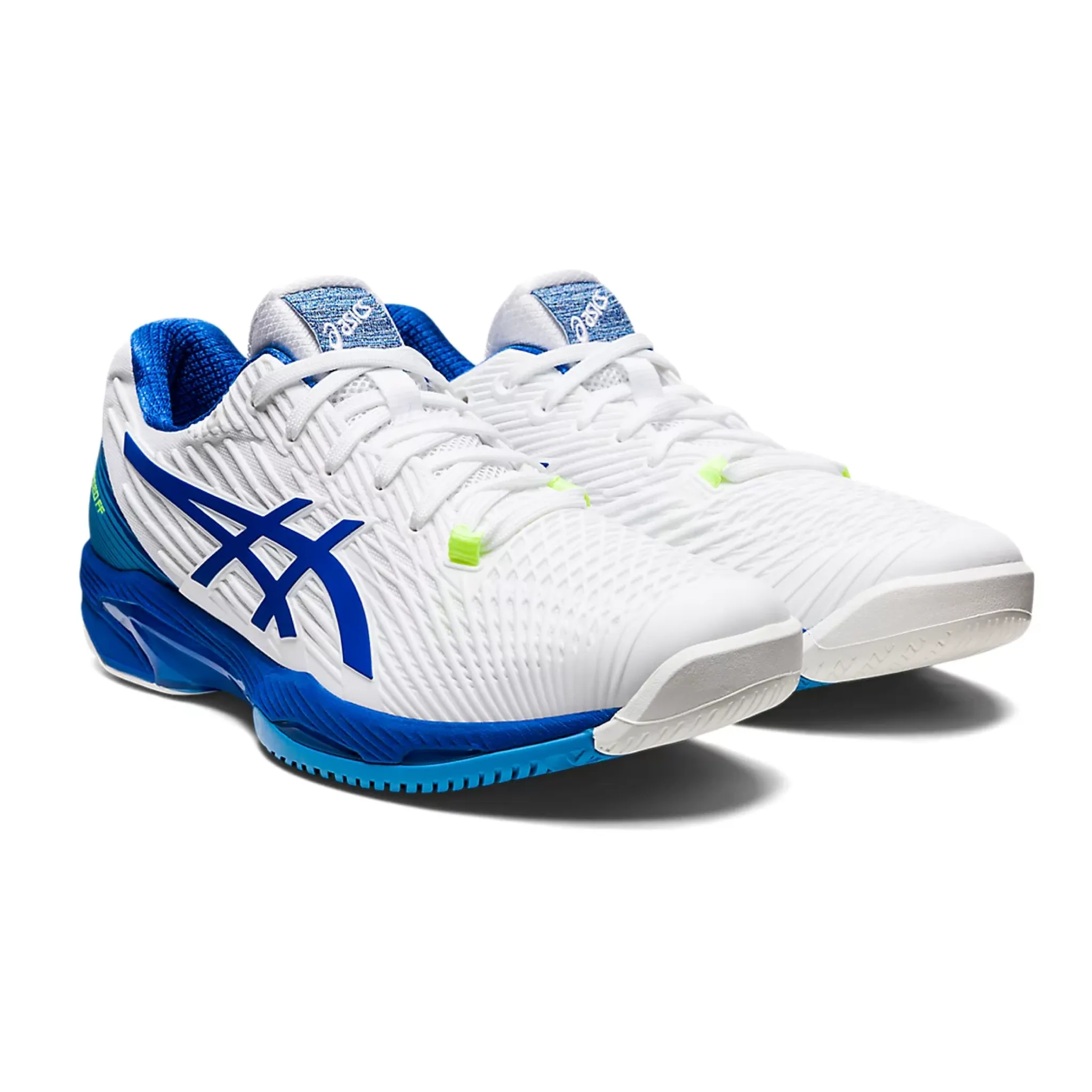 ASICS Solution Speed FF2 (Men's) > White/Tuna blue